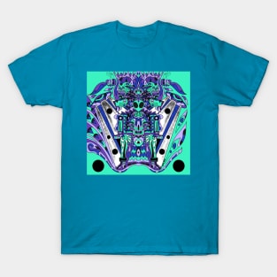 mictlan alien commander ecopop T-Shirt